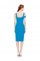 Cocktail Length Stretch Crepe Sleeveless Formal Evening Gown / Prom Dress / Bridesmaid Dress Victoria
