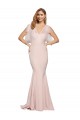 Sweetheart Long Stretch Crepe & Tulle Mauve Sleeveless Formal Dress / Bridesmaid Dress Victoria