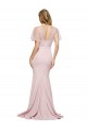 Sweetheart Long Stretch Crepe & Tulle Mauve Short Sleeves Formal Evening Gown / Prom Dress / Bridesmaid Dress Victoria