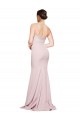Strapless Sweep Train Stretch Crepe Mauve Sleeveless Formal Evening Gown / Prom Dress / Bridesmaid Dress Victoria