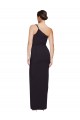 Strapless Long Stretch Crepe Black Sleeveless Formal Evening Gown / Prom Dress / Bridesmaid Dress Victoria
