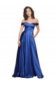 Sweetheart Sweep Train Stretch Satin Royal Blue Sleeveless Formal Evening Gown / Prom Dress / Bridesmaid Dress Victoria