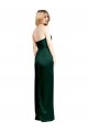 Strapless Long Stretch Satin Hunter Sleeveless Formal Evening Gown / Prom Dress / Bridesmaid Dress Victoria