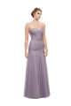 Sweetheart Long Tulle Heather Sleeveless Bridesmaid Dress Victoria