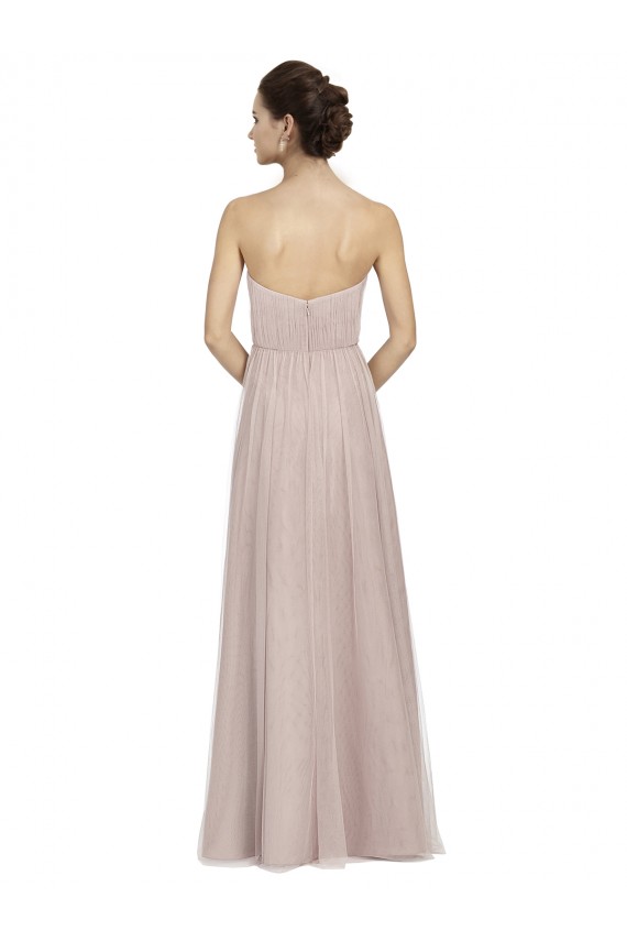 Sweetheart Long Tulle Vintage Rose Sleeveless Formal Dress / Bridesmaid Dress Victoria