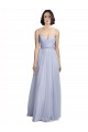 Sweetheart Long Tulle Lilac Sleeveless Bridesmaid Dress Victoria