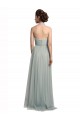 Halter Neck Long Tulle Sleeveless Bridal Party Dress / Evening Dress Victoria