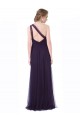 Sweetheart Long Tulle Plum Sleeveless Bridesmaid Dress Victoria