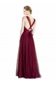 Sweetheart Long Tulle Sleeveless Bridesmaid Dress Victoria