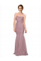 Strapless Long Tulle Sleeveless Bridesmaid Dress Victoria