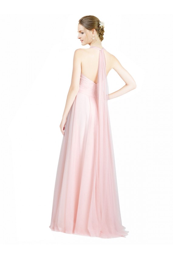 Sweetheart Long Tulle Mint Green Sleeveless Bridesmaid Dress Victoria