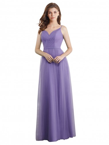 Sweetheart Long Tulle Sleeveless Formal Dress / Bridesmaid Dress Victoria