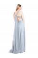 Sweetheart Long Tulle Light Sky Blue Sleeveless Evening Gown / Bridesmaid Dress Victoria