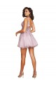 V-Neck Short Tulle Sleeveless Bridesmaid Dress Victoria